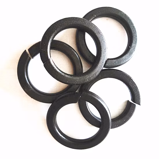 Arruelas DIN127 Arruela de mola Aço carbono