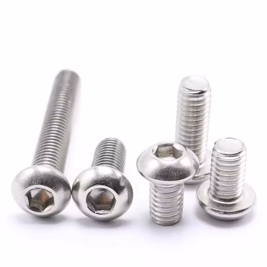 ISO7380 DIN7985 DIN7981 DIN7982 DIN912 A2 A4 SS304 SS316 Aço Inoxidável Philips Cabeça Redonda Cabeça Oval Cabeça Soquete Cabeça Hexagonal Parafusos de Máquina