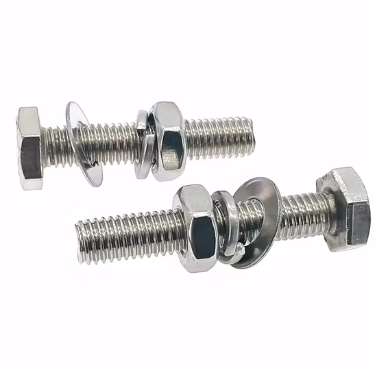 Parafuso/parafuso de aço inoxidável SS304 SS316 DIN933 rosca completa/parafuso sextavado A2 A4/parafuso sextavado A2-70